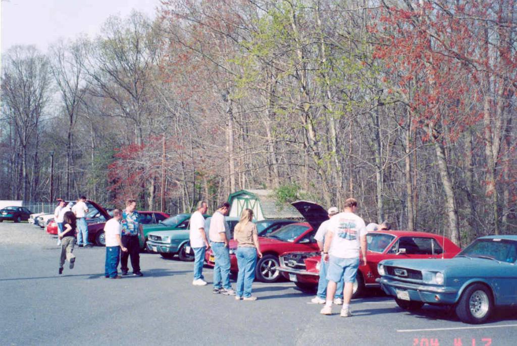 An early photo of the SOMD Mustangs