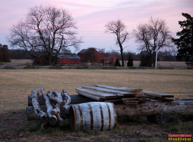 Barns Across the Field