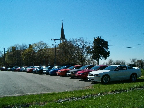 Cars at Chapel Point