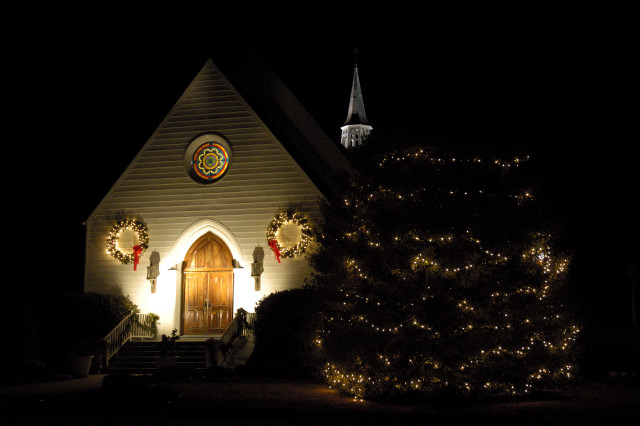 Christmas Light at the Holy Face Church