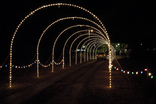 Christmas Lights at Annmarie Gardens - Exit