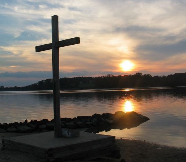 Cross on Church Point on St. Mary's River