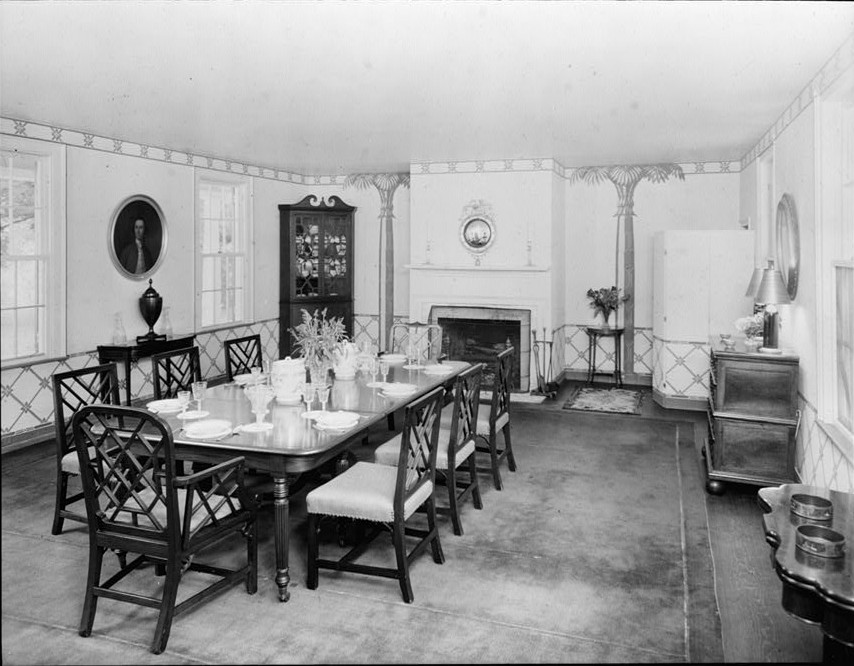 Dining room, (south end)