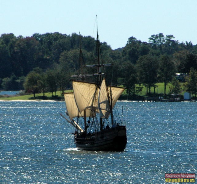 Dove Sailing the St. Marys River