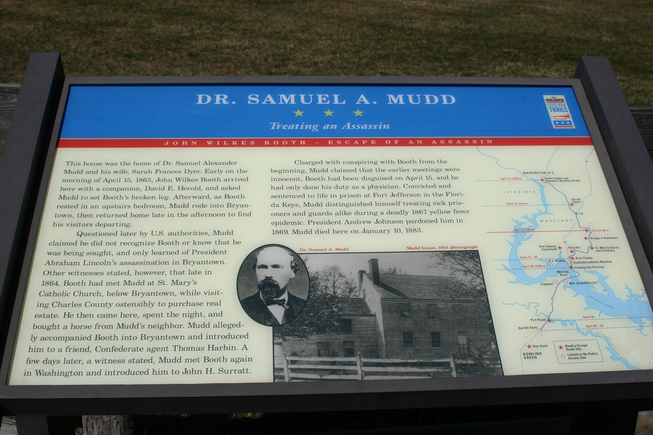 Dr Samuel A. Mudd's house