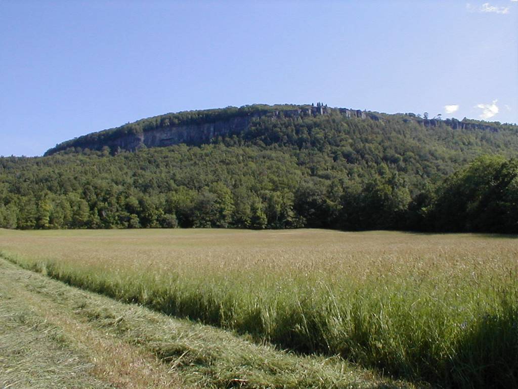 Escarpment on Heldeburg Mt