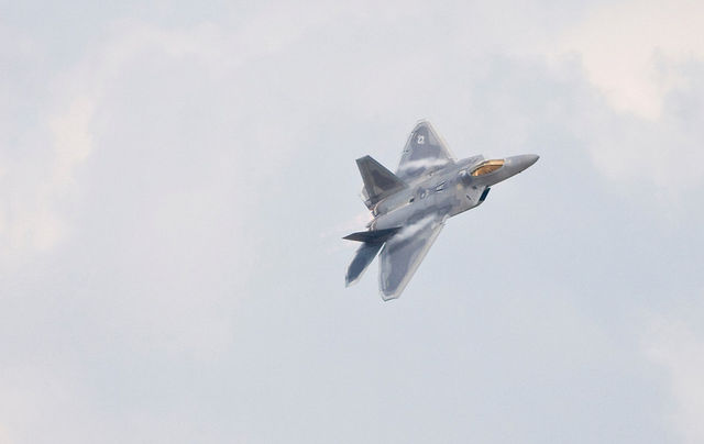 F-22A Raptor at JSOH 2009, Andrews AFB