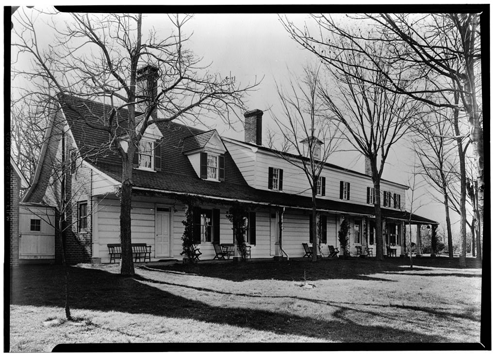 Front of Mansion, facing east