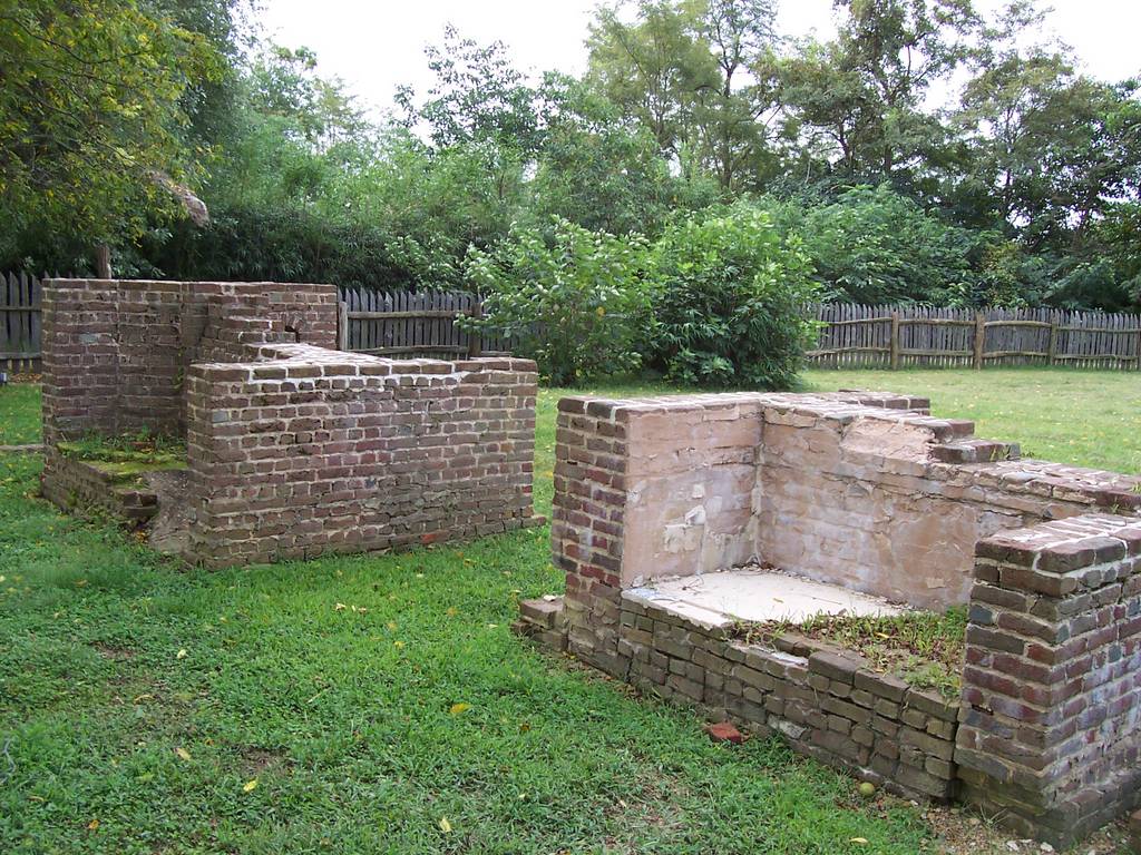 Inside Calvert mansion (reconstruction)