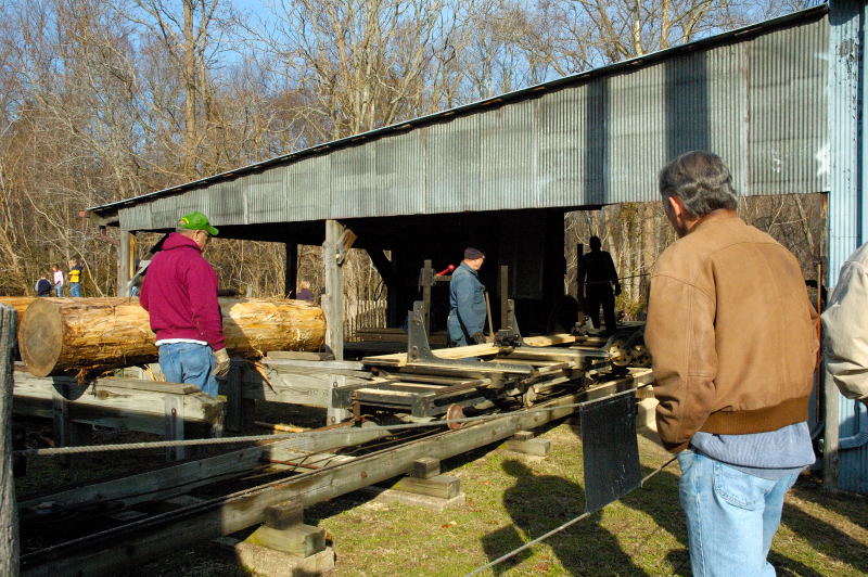 Log Sawing Demo @ Cecil's Mill