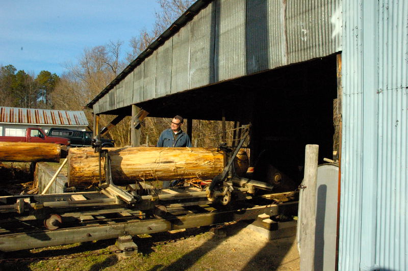 Log Sawing Demo @ Cecil's Mill