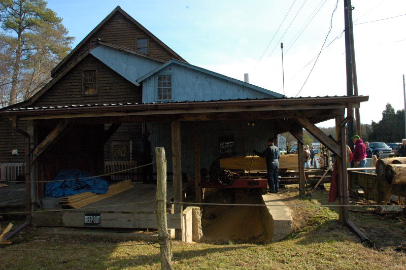 Log Sawing Demo @ Cecil's Mill