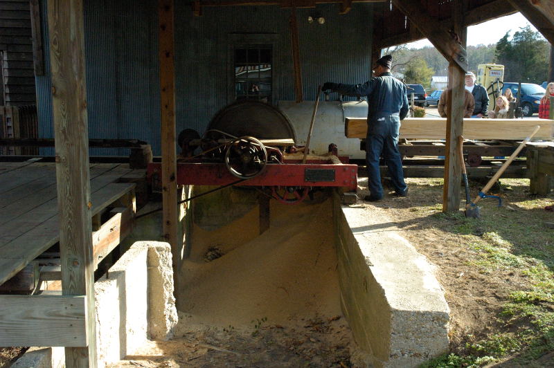 Log Sawing Demo @ Cecil's Mill