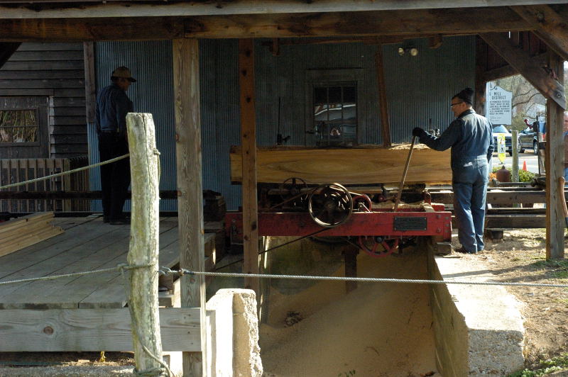 Log Sawing Demo @ Cecil's Mill