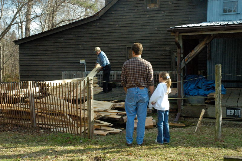 Log Sawing Demo @ Cecil's Mill