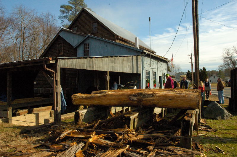 Log Sawing Demo @ Cecil's Mill