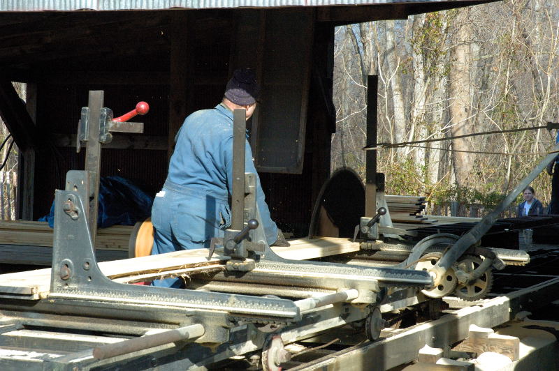 Log Sawing Demo @ Cecil's Mill