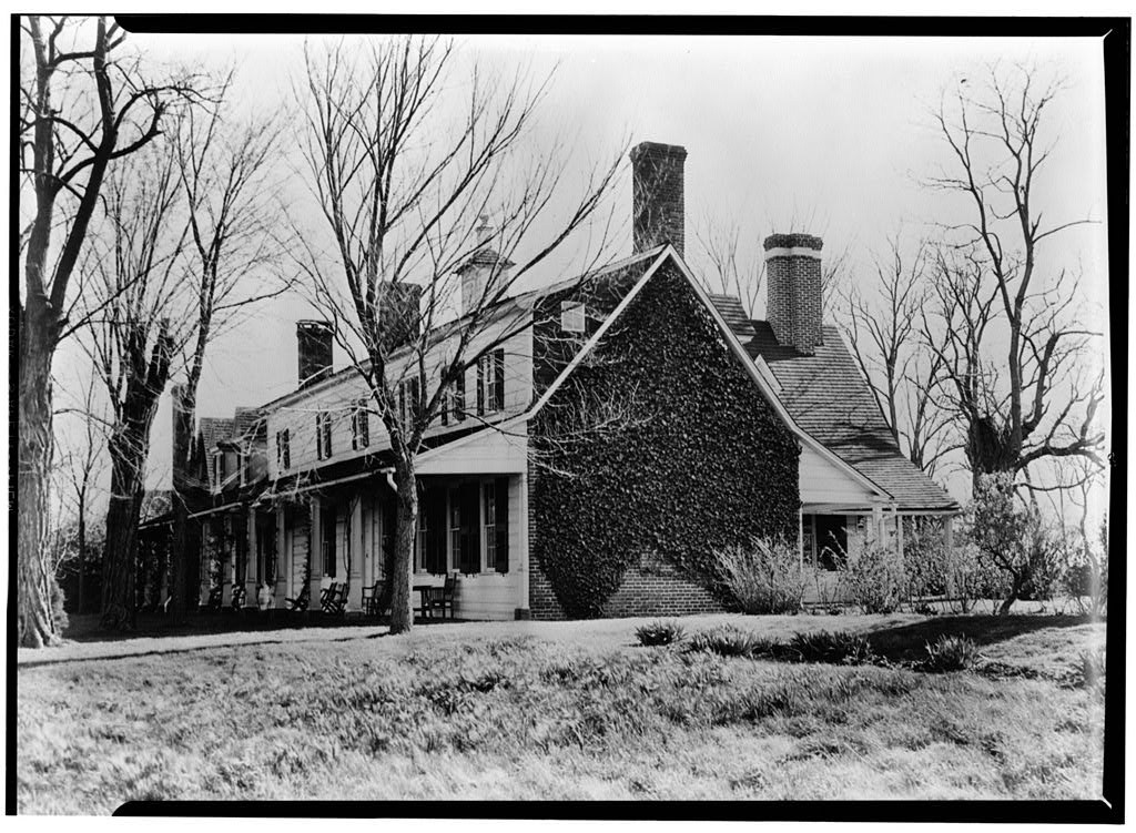 Mansion's front and north end