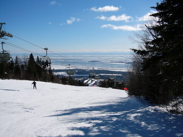 Mt St Anne Quebec w/St Lawerence  River  Bkgnd