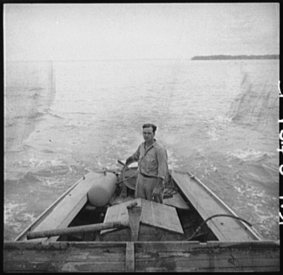 Oysterman. Rock Point, Maryland, 1936