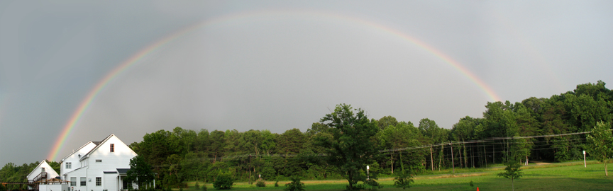 rainbow over chaptico, md