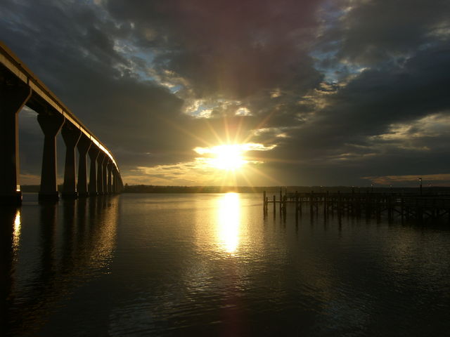 Southern Md. Water Colors and Sun Rays