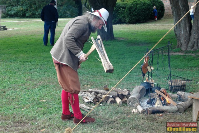 Splitting Wood