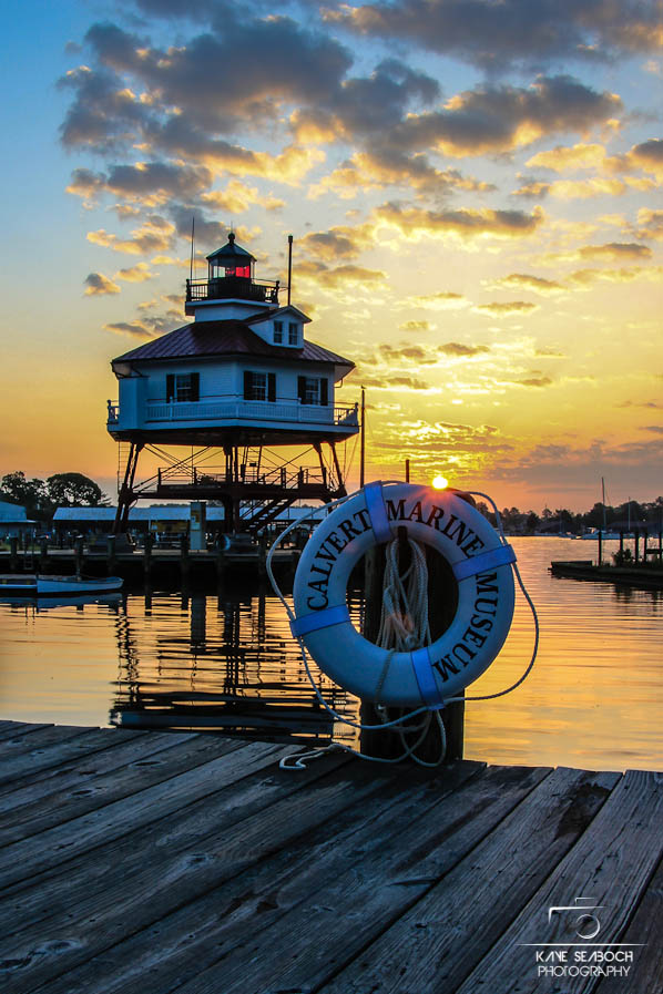 Sunrise at Drum Point Lighthouse