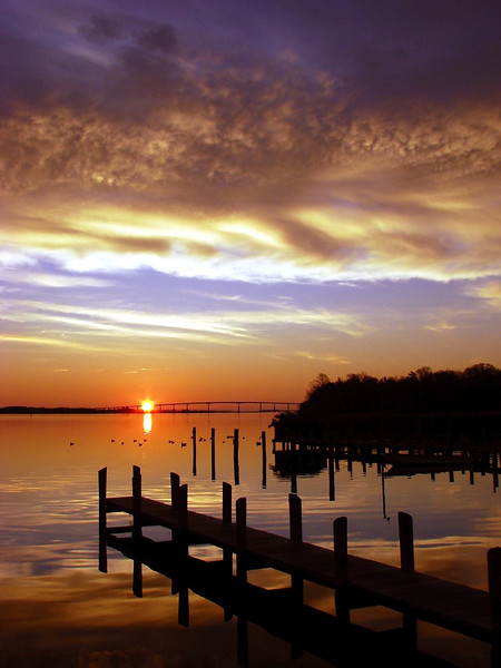 Sunrise from Clarke's Landing