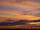 Sunset over Solomons Bridge