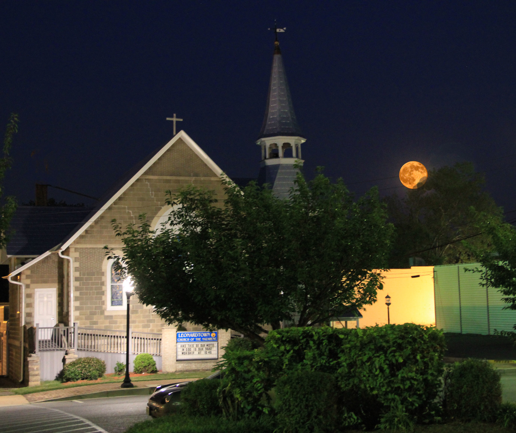 Supermoon in Leonardtown