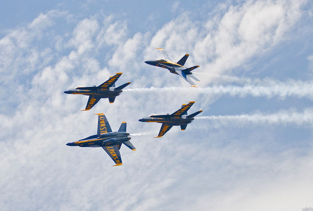 The Blue Angels at Air Expo 2009