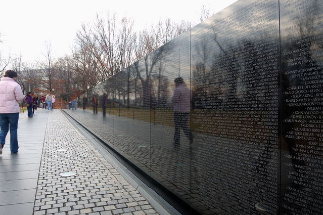 The Vietnam Veterans Memorial Wall