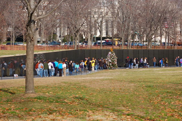 The Vietnam Veterans Memorial Wall