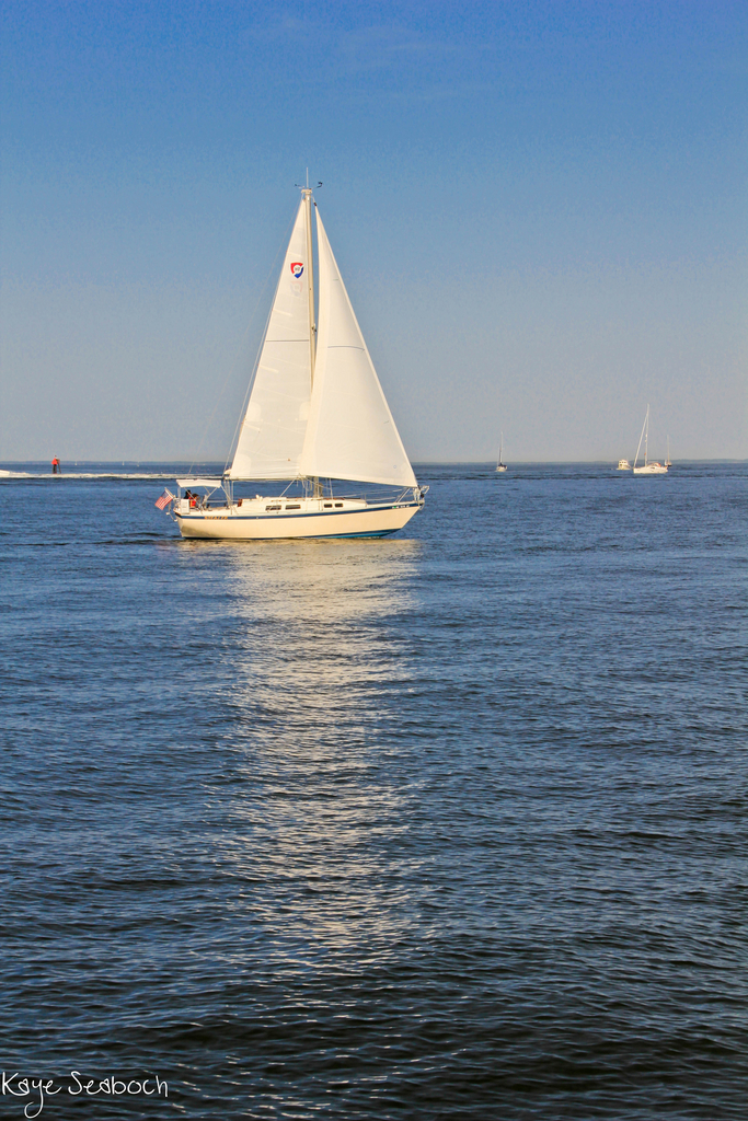 Yacht on the bay